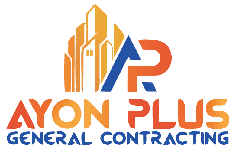 Ayon Plus General Contracting logo — one of the contracting companies Future Plan was honored to work with in Saudi Arabia | شعار Ayon Plus General Contracting ضمن شركات المقاولات التي تشرفنا بالتعامل معها في السعودية