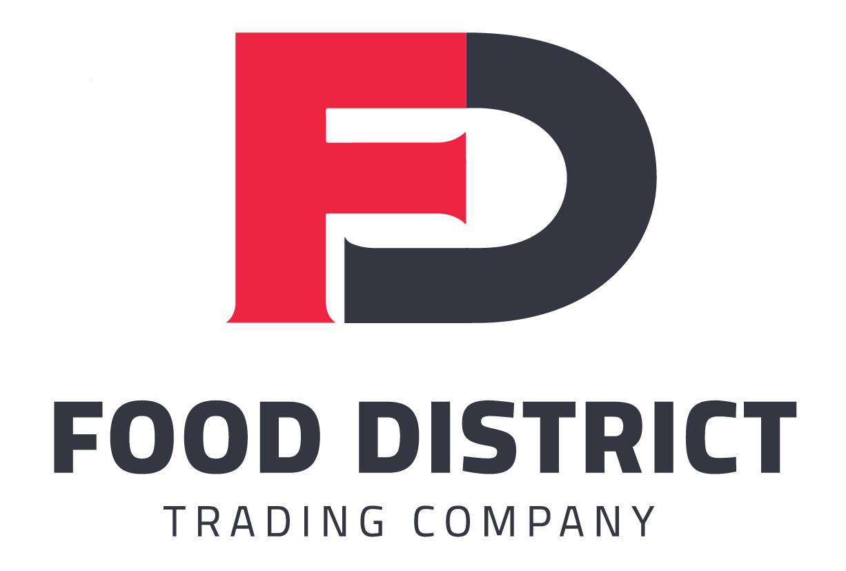Food District Trading Company logo — one of the food trading companies Future Plan was honored to work with in Saudi Arabia | شعار Food District Trading Company ضمن شركات تجارة الأغذية التي تشرفنا بالتعامل معها في السعودية