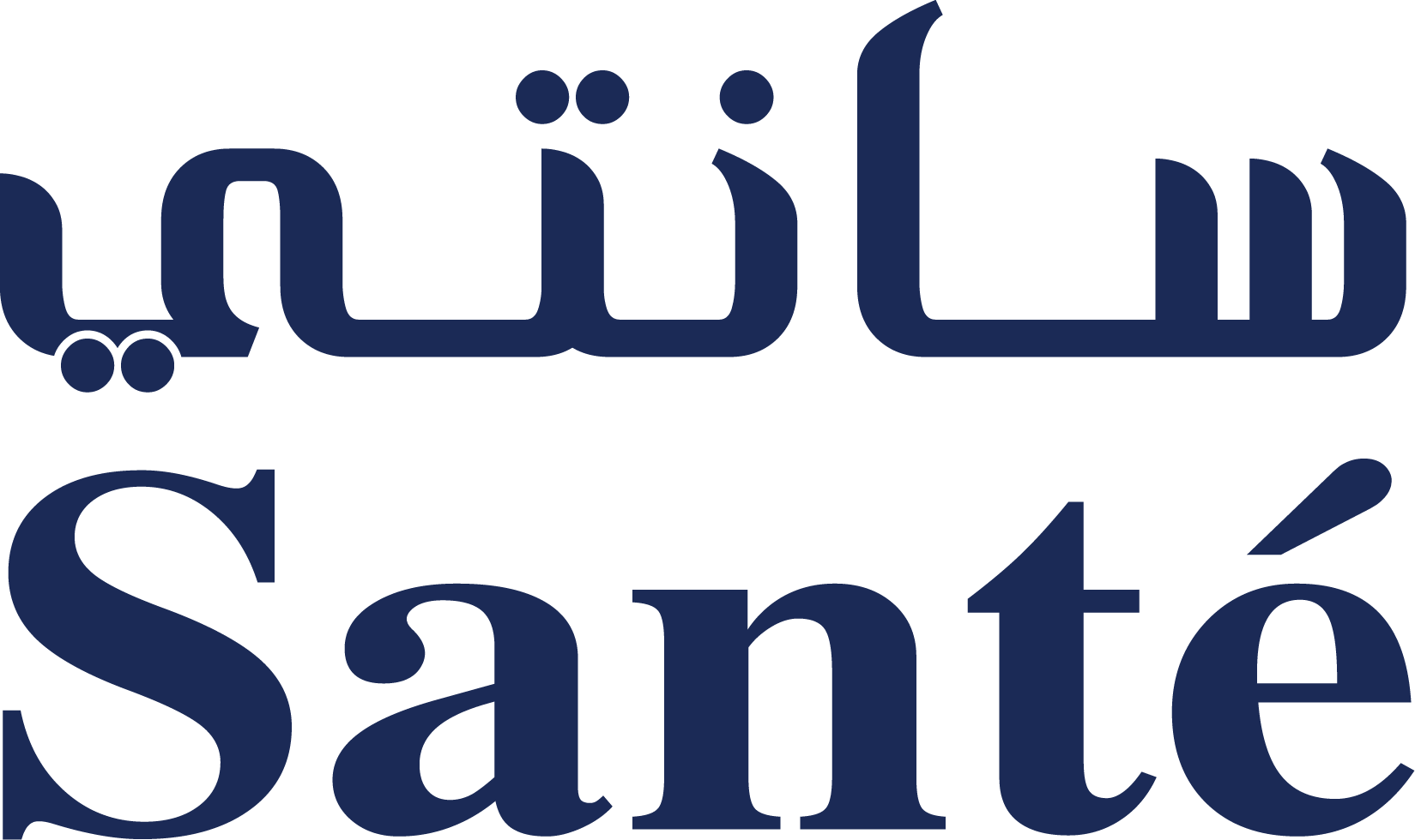Santé brand logo — one of the brands Future Plan was honored to work with in Saudi Arabia | شعار Santé ضمن العلامات التجارية التي تشرفنا بالتعامل معها في السعودية